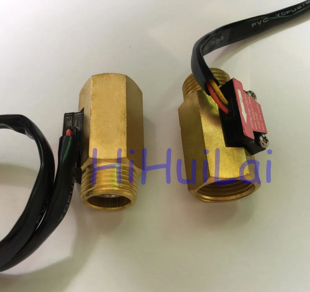 YF-B2 brass Hall flow sensor meter  (8)