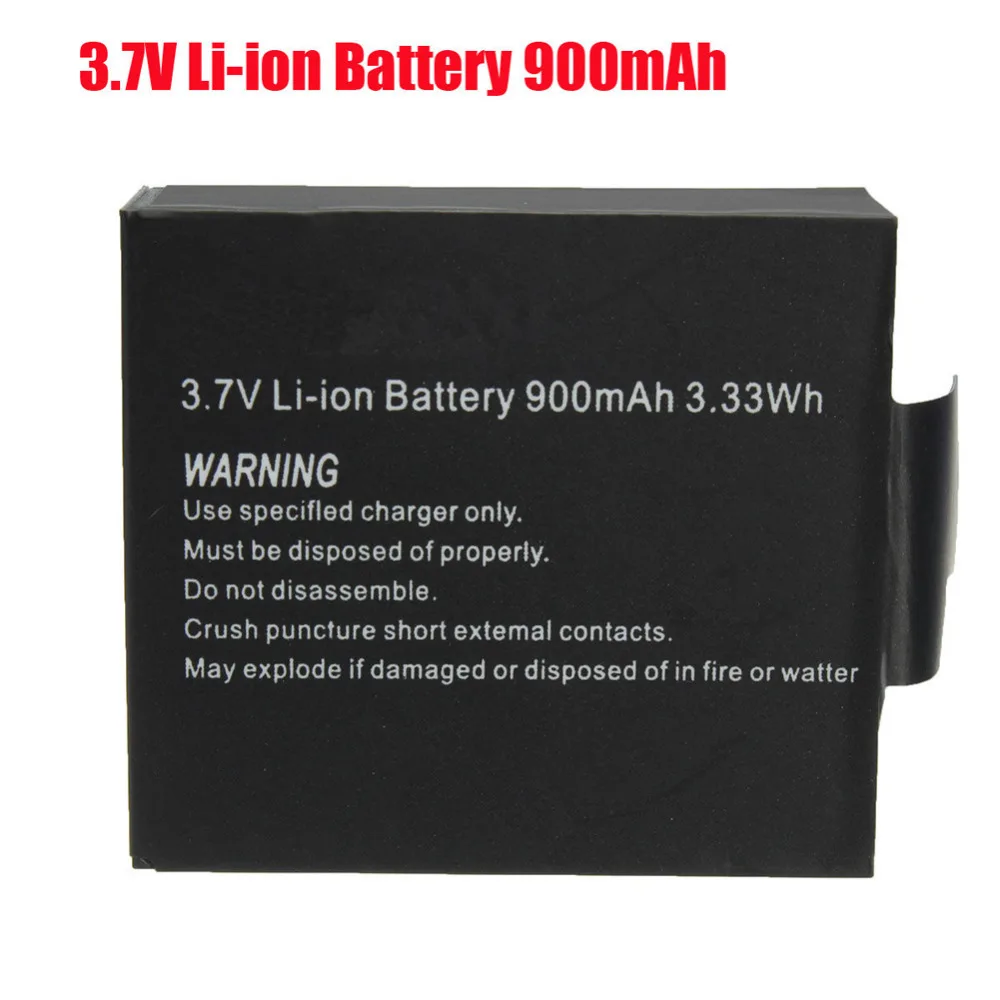 font b Action b font font b Camera b font 900mAh Li ion Battery For