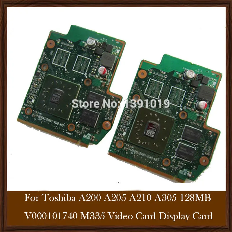  Original Graphic Card For Toshiba A200 A205 A210 A305 128MB V000101740 M335 Video Card Display Card Tested Working 