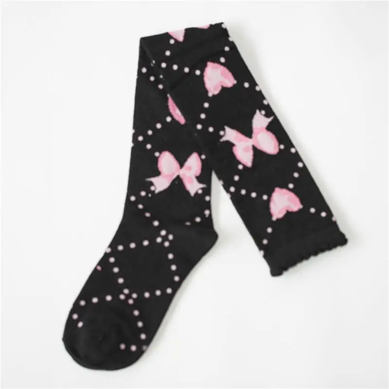 Гетры Лолита мягкие японские игрушки бедра высокие носки для девочек студенческие чулки хлопковые термоноски плотные леггинсы чулки - Color: 6