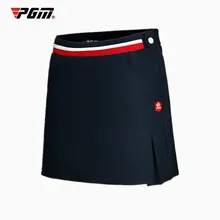 Бренд PGM Женская одежда для гольфа Летний Тонкий дышащий спортивный костюм для женщин Женский Одноцветный блузка юбка Размер xs-xl
