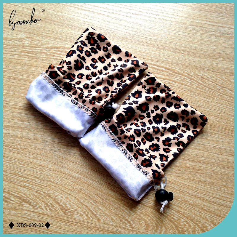 Lymouko 2 шт./лот, модный Леопардовый принт, мягкий чехол для солнцезащитных очков, для женщин, хлопковая ткань, переносные очки, держатель, сумка для очков