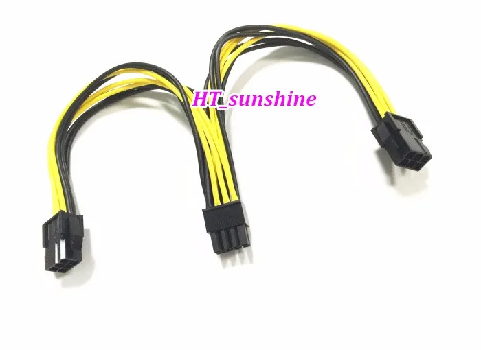 1 шт. адаптер питания для видеокарты PCI E|Компьютерные кабели и разъемы| |