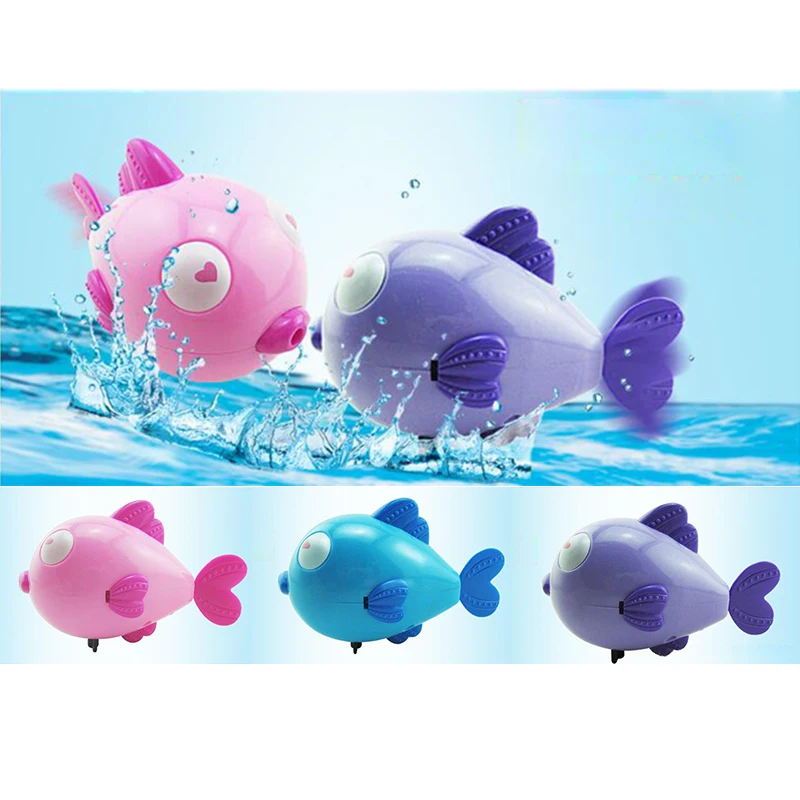 wind up fish bath toy