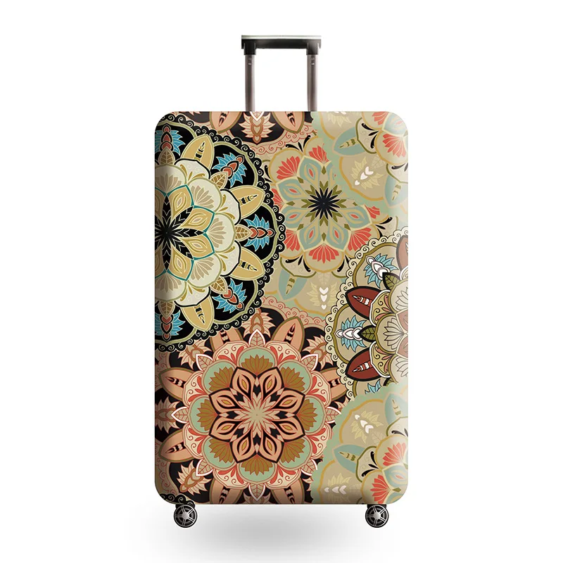 JULY'S SONG Vintage Floral Travel Luggage Cover Dust Case Suitcase Protective Cover Polyester Trolley Case cover