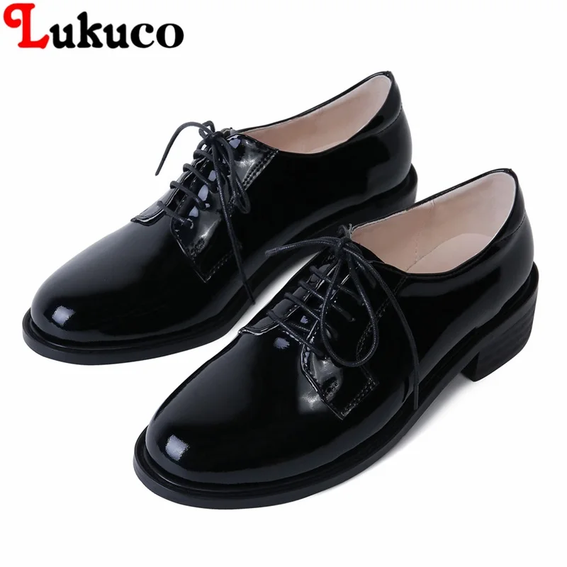 

2019 Lukuco Brief Style Loafers Genuine Leather Summer Autumn Shoes size 40 41 42 43 44 45 46 47 48 Handmade Custom Women Flats