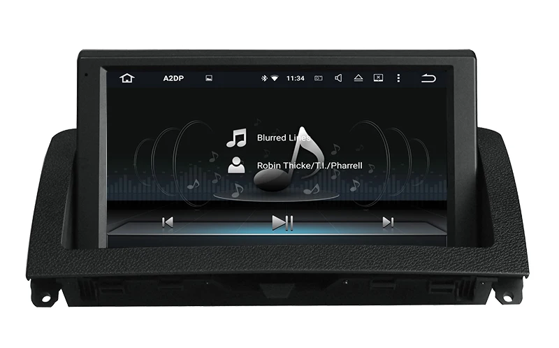 Cheap 8" Android 8.1 Car Multimedia Player for Mercedes Benz C Class W204 2007-2011 with GPS Navigation DVD USB AUX SD WiFi 4Core 2+16 3
