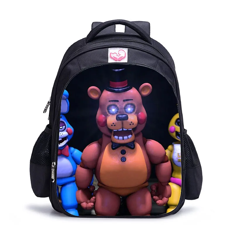 LUOBIWANG خمس ليال في فريدي المدرسية الظهر بوني Fazbear ماكر فريدي تشيكا المدرسة حقائب الاطفال أكياس LUOBIWANG خمس ليال في فريدي المدرسية الظهر بوني Fazbear ماكر فريدي تشيكا المدرسة حقائب الاطفال أكياس