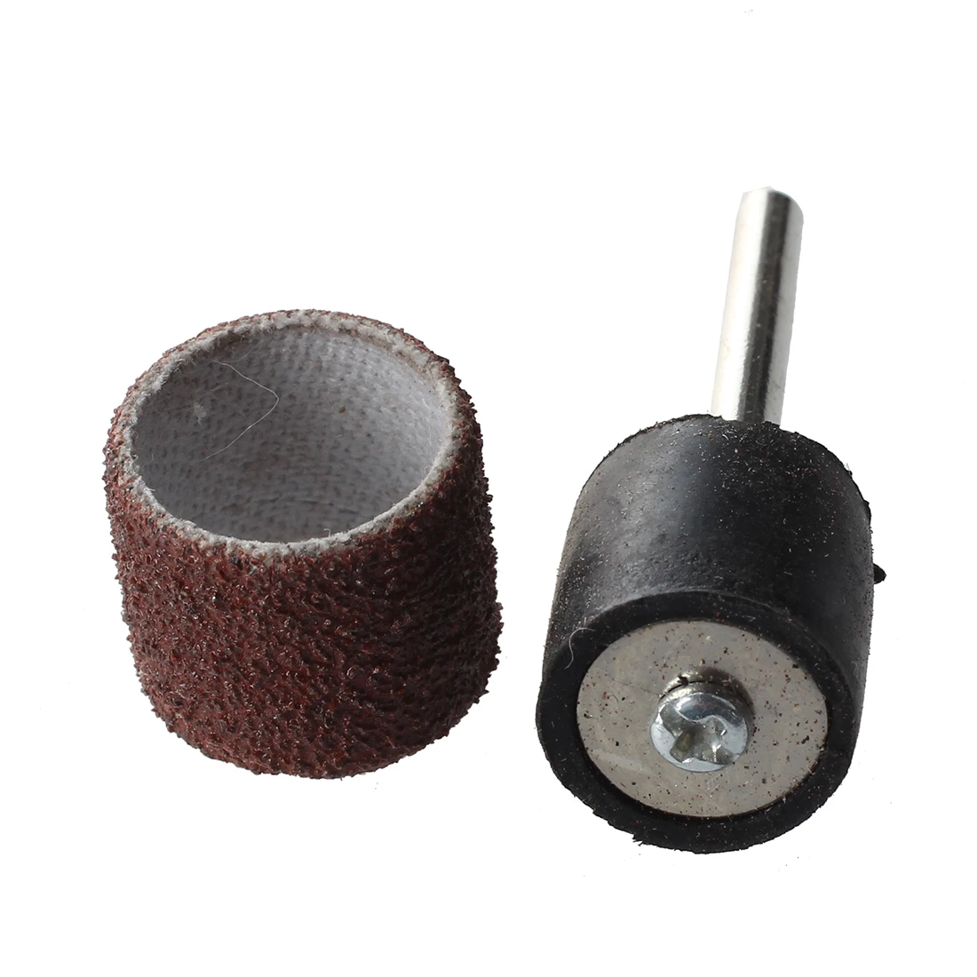 Новый 100 pc 1/2 "набор шлифовальных лент с 2 шлифовальных барабанов оправка для Dremel вращающихся инструментов