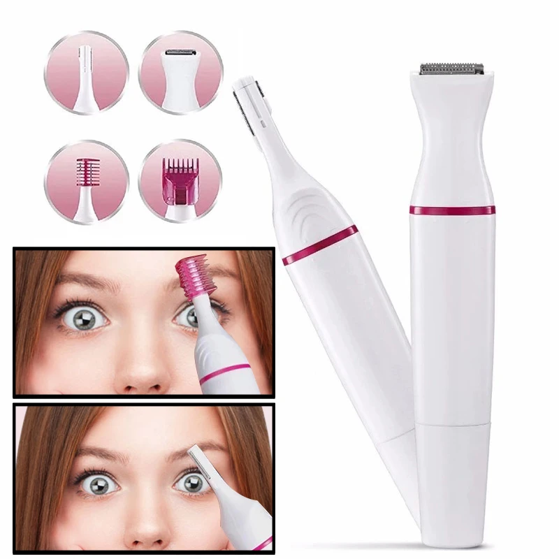 

Cool Women Eyebrows Electric Hair Shaver Unisex Sensitive Touch Bikini Styler Trimmer Summer Makeup Beauty Tool