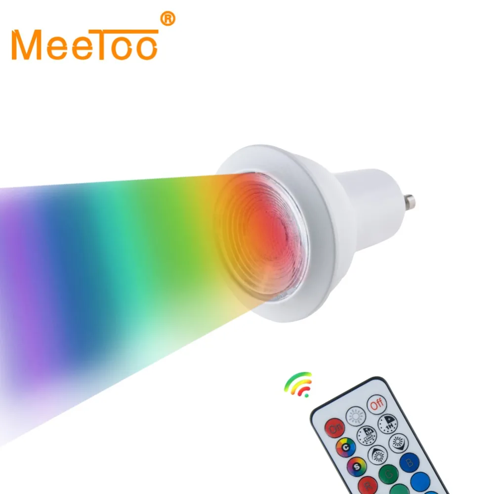 

GU10 E27 LED Stage Light Lamp RGBW RGBWW 220V Magic Ball Bulb Atmosphere Effect Remote Controller Party Disco DJ Bar Night Light