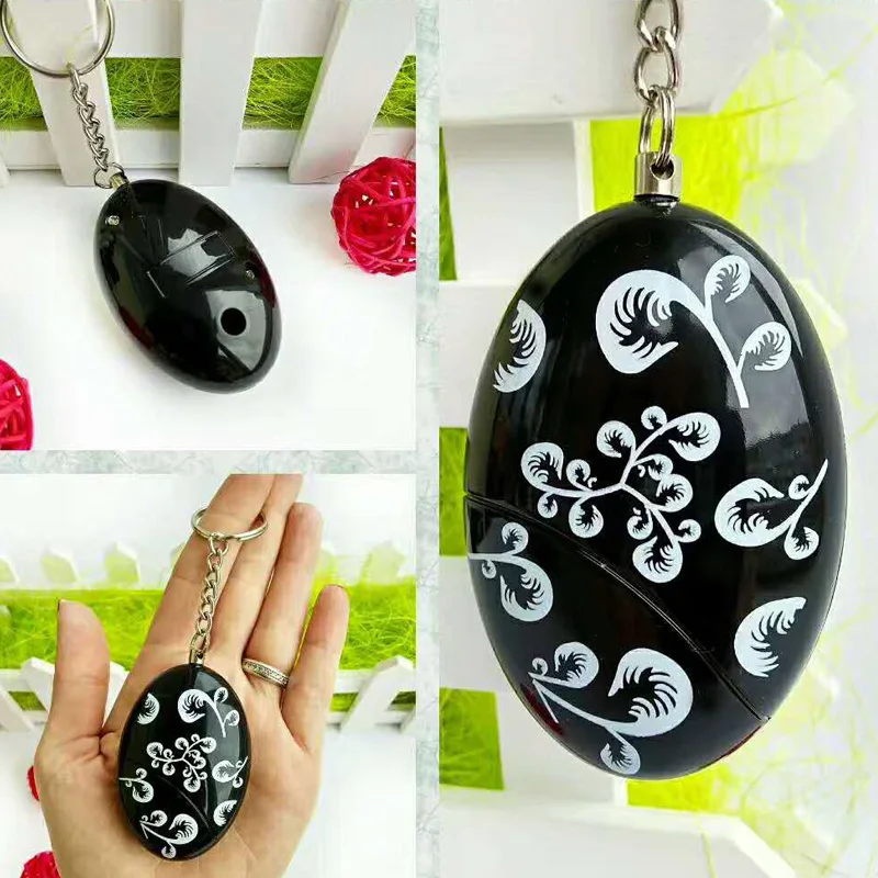 

2pcs packing mini size pocket alarm keychain anti theft alarm