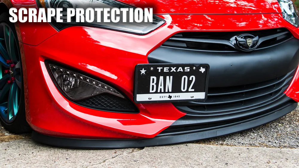 Universal Auto Car Bumper Protector Car Styling Bumpers Lip Skirt