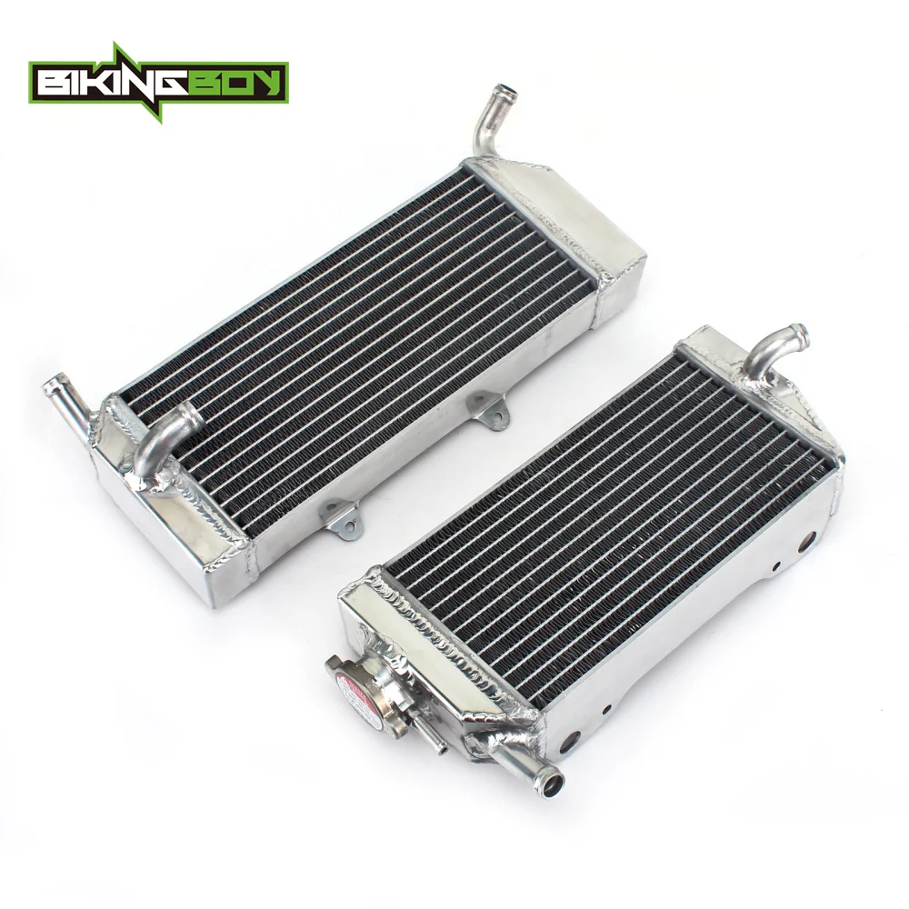 

BIKINGBOY 2pcs Aluminium Cores MX Offroad motocross Water cooling Radiators for HONDA CRF450X CRF 450X 05-2017 16 15 14 13 12 11