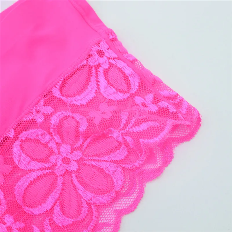 Women's Lace Seamless Briefs Ice Silk Panties Breathable Underwear Women Transparent Sexy Panty Cotton Crotch Panties Women 29 (10)