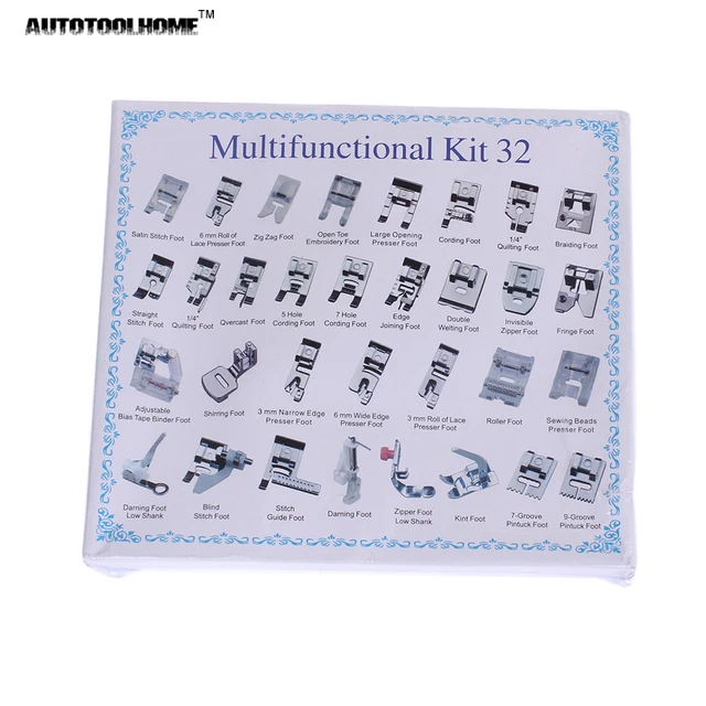 New Universal 40pcs Domestic Sewing Machine Presser Foot Feet New Blind Stitch Brother Sewing Machine New Universal 40pcs Domestic Sewing Machine Presser Foot Feet New Blind Stitch Brother Sewing Machine