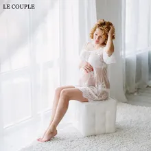 Le Couple Maternity Photography Props font b Dress b font Sexy Maternity Lace Slip font b