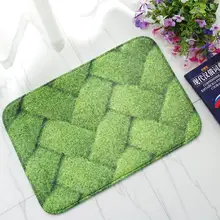 Пасторальный стиль трава узел печати для чистки ковров, для дома нескользящий пол ковер для гостиной спальни кухня вход входной коврик подушка для занятий йогой