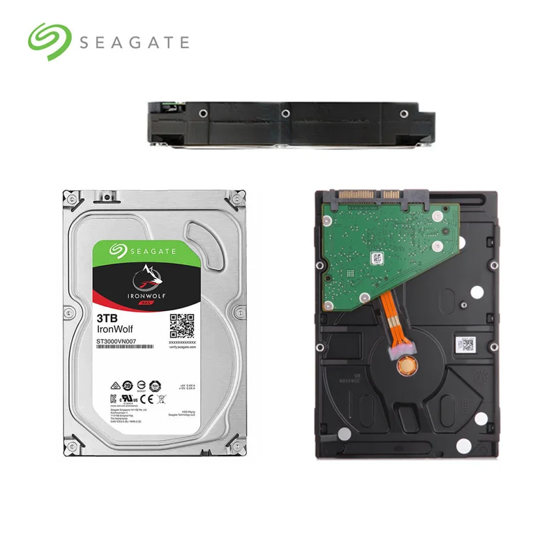 Оригинальный внутренний жесткий диск Seagate 3 ТБ IronWolf для настольного ПК интерфейс