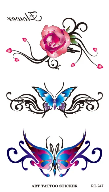 The new nail stickers waterproof custom color butterfly