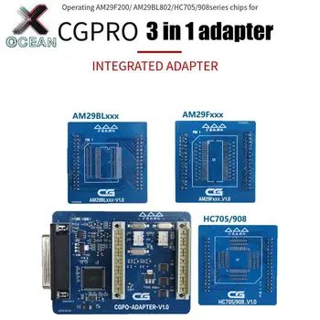 

HC705/908 AM29FXXX AM29Blxxx 3 in 1 ADAPTER For CG PRO 9S12 Key Programmer Used to do 8pin chip and NEC/ Renesas series chip