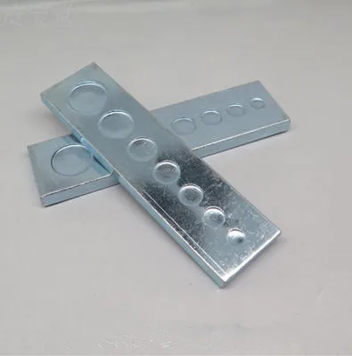 

Leather DIY seven in one rivet mounting base seven in one button base mushroom punch base multi function base Not inclue punch