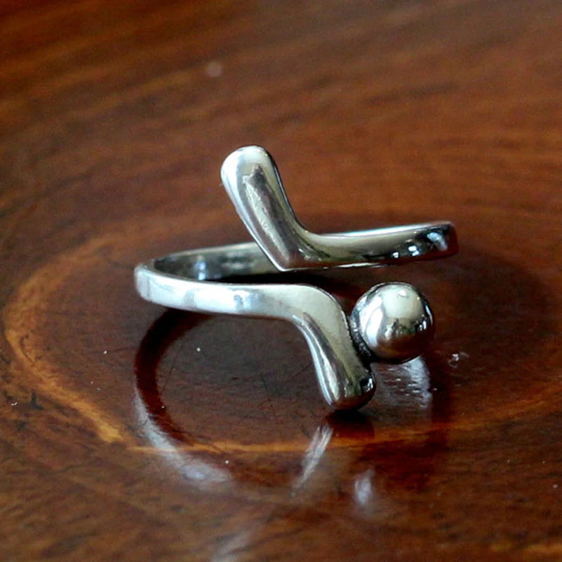 Golf Ring- Golfer Adjustable Sports  Jewelry Gift Idea Adjustable Sports  Gift Player free ship