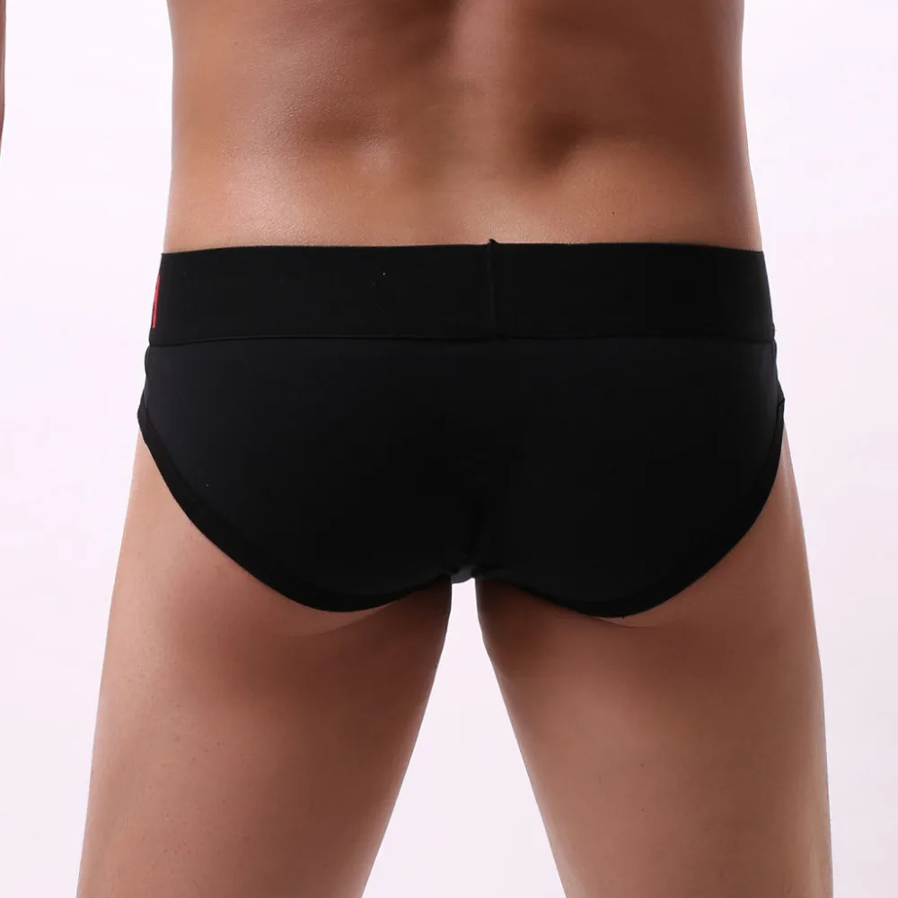 2019 Men's briefs sexy cotton stretch pants casual beach shorts men breathable sports briefs sexy hombre non-slip 40J10 (9)