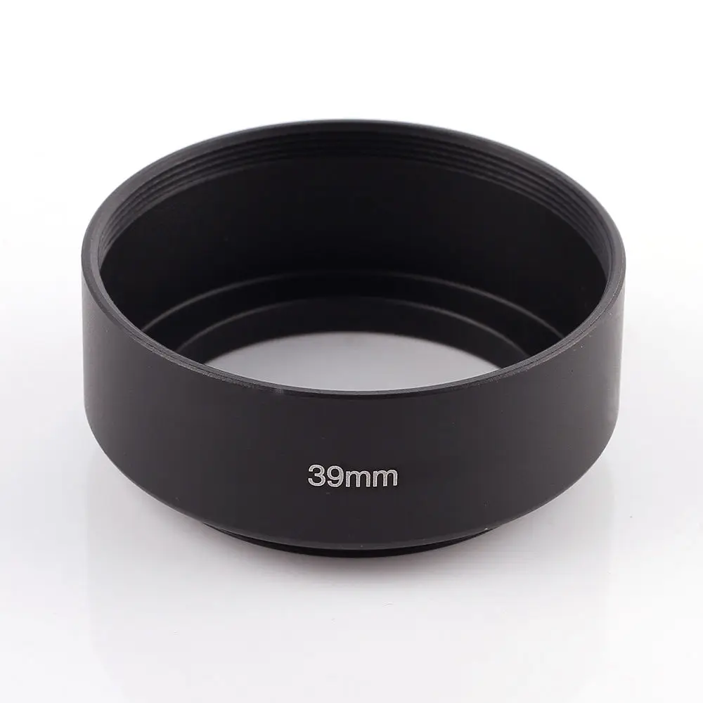 Universal Metal Lens Hood Shade 39mm Filter Thread Standard Screw in