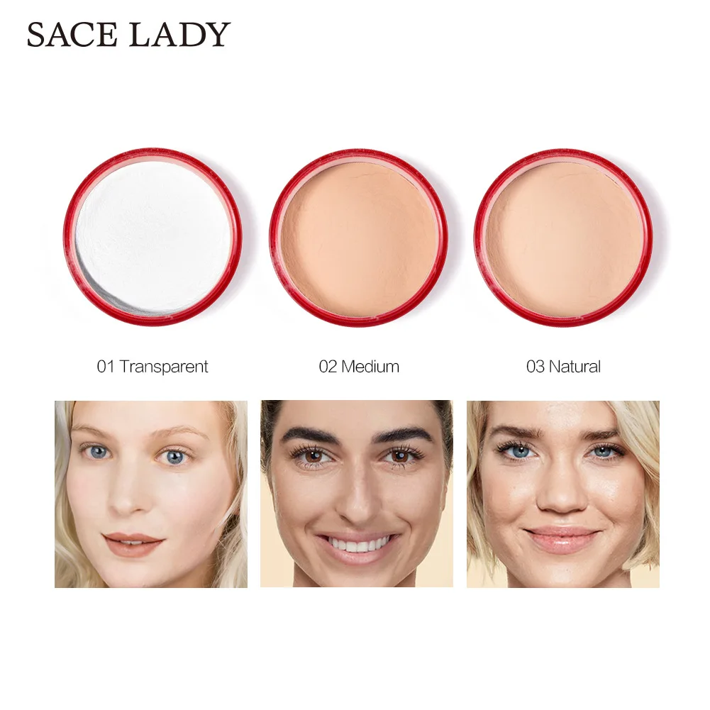

1PC Face Loose Powder Matte Finish Transparent Setting Powder Professional Translucent Makeup Oil-control Compact Cosmetic TSLM2