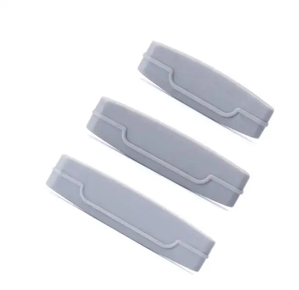 ORGANBOO 3 шт. ручное пластиковое приспособление для выдавливания зубной пасты многофункциональное косметическое средство для очищения лица Зубная паста соковыжималка - Цвет: Темно-серый