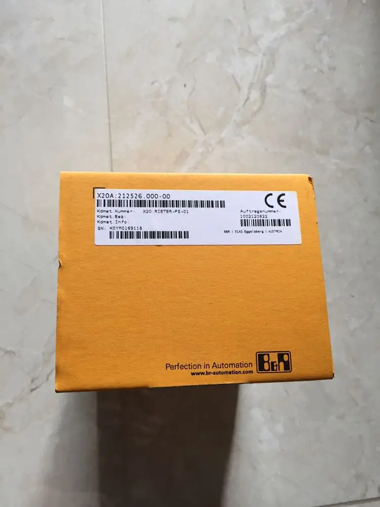 

X20A:212526.000-00 X20CP1585 X20A:212526.012-01 X20CP1486 New In Box