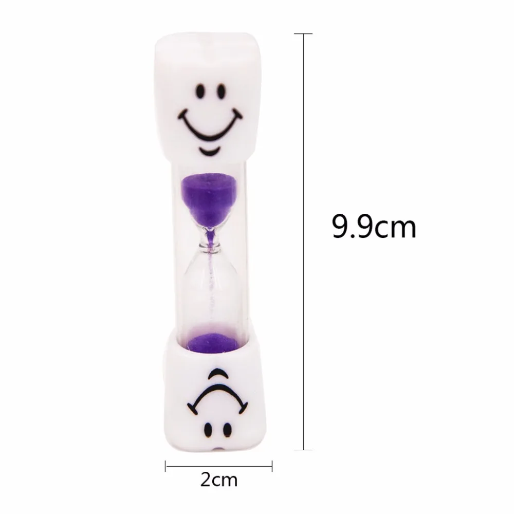 creative cute smile face 3 minitues hourglass kids brushing timer catoon educational toys birthday gifts toys for children in calendar time from toys