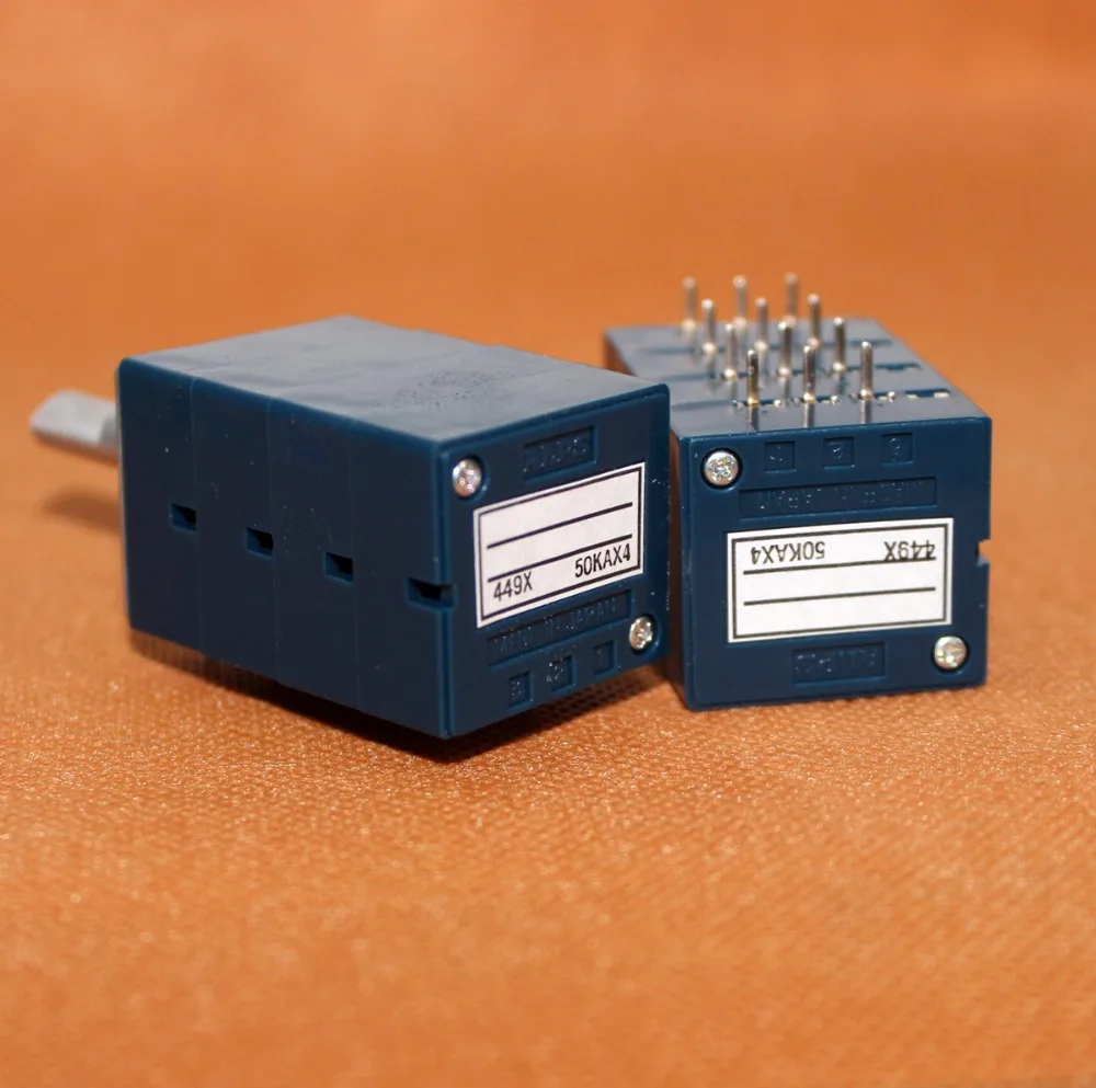 ALPS RK27114A 50KAX4 четырехполюсный потенциометр A50K длина хвостовика 25MMF|ЖК-экраны и