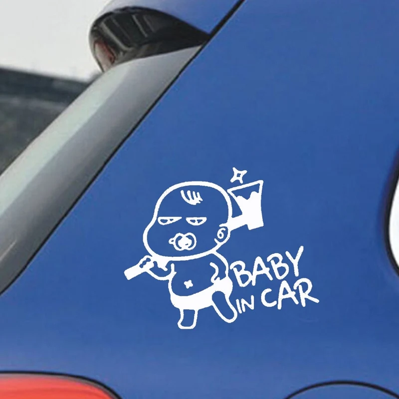 SLIVERYSEA для автомобильного стайлинга симпатичный Забавный JDM ребенок в автомобиле