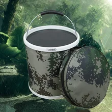 Topind 2 шт. Multifuctional Портативный для кемпинга, пешего туризма, Рыбалка складной ведро Ткань Оксфорд ведро, Рыбная ловля Вёдра