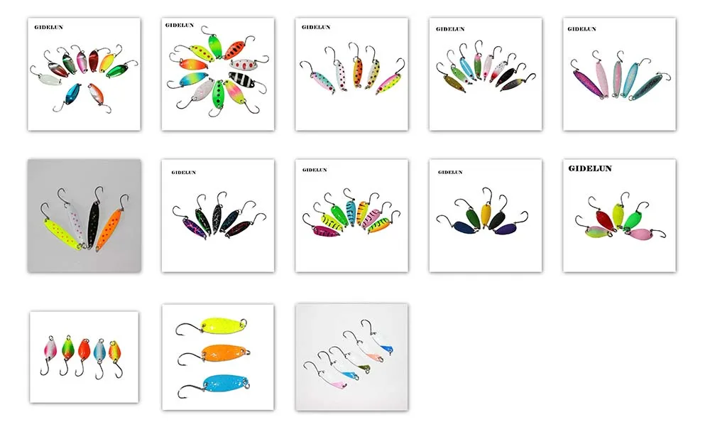 Приманка для рыбалки, набор для рыбалки со 20 шт./компл. 1,9 2g/2,1g/2,5g/3g/3,5g/4g/5g Рыбалка Ложка приманки блесны искуственные паллет приманка для форели crankbait