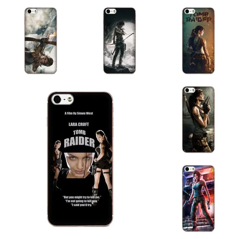 

Soft Silicone TPU Transparent Art Print Tomb Raider Lara Croft Game Soft For Xiaomi Redmi Mi Note 7 8 9 SE Pro Lite Go Play