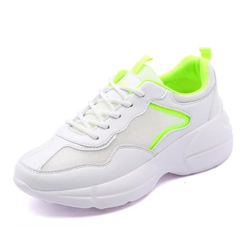 

Women Sneakers Nice Summer Women Casual Shoes Fashion Thick Bottom Graffiti Breathable Mesh Flats Platform White Women Shoes
