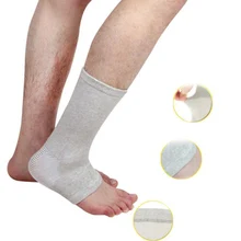 Бамбукового древесного угля волокна спортивный безопасный с поддержкой лодыжки для фитнеса, баскетбола, футбола и так далее