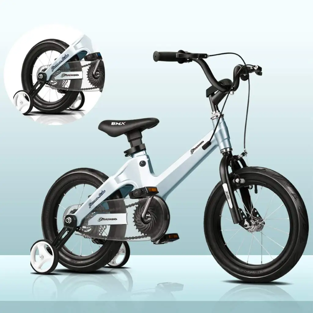Boy Bikes 2-8 Years Old Child Bike Blue Bicycle Child's Gift Magnesium Alloy Material Bicycle For Kids