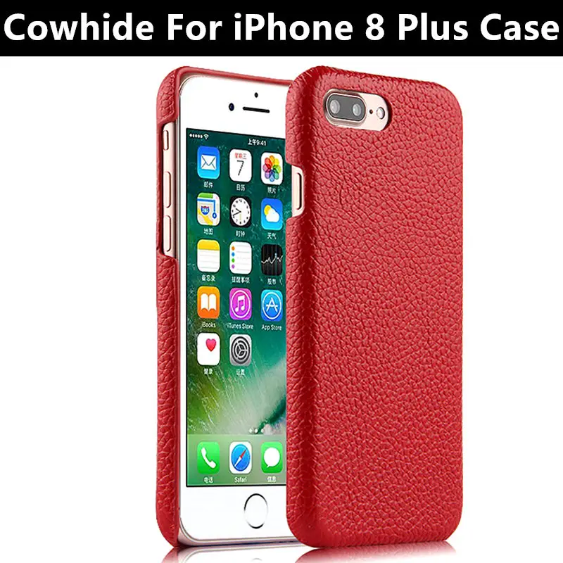 Mobile Case Cowhide For iPhone 8 Plus Protective shell