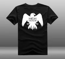 Game of throne House Arryn of the Eyrie Logo as High as Honor T shirts Print