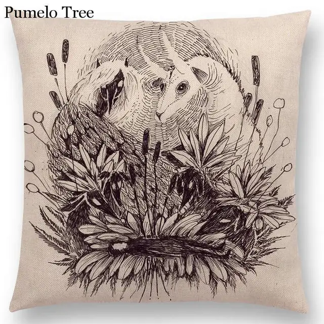 Hot Sale Sketsa Dunia Rumah Hutan Bunga Kegelapan Malam Hantu