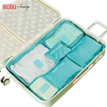 Mogulvxing 6 шт./компл. дорожная сумка для одежды функциональная дорожная аксессуары Чемодан Органайзер высокого Ёмкость Сетка упаковочная коробка