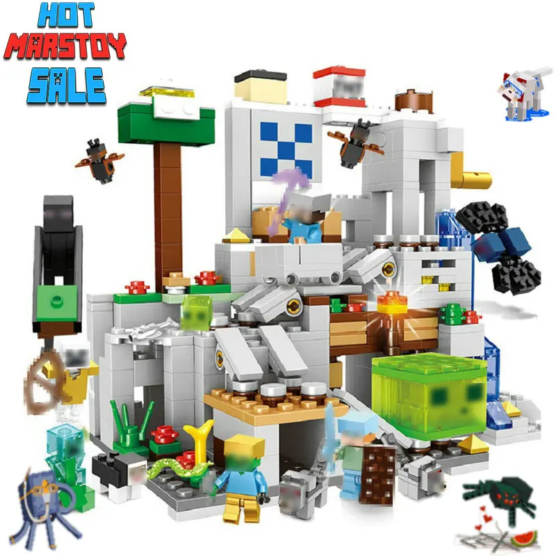 

LegoINGly Minecrafted Toy Block The Minecrafted Village Steve Alex Building Blocks Compatible Legoingly Brick Toys For Children