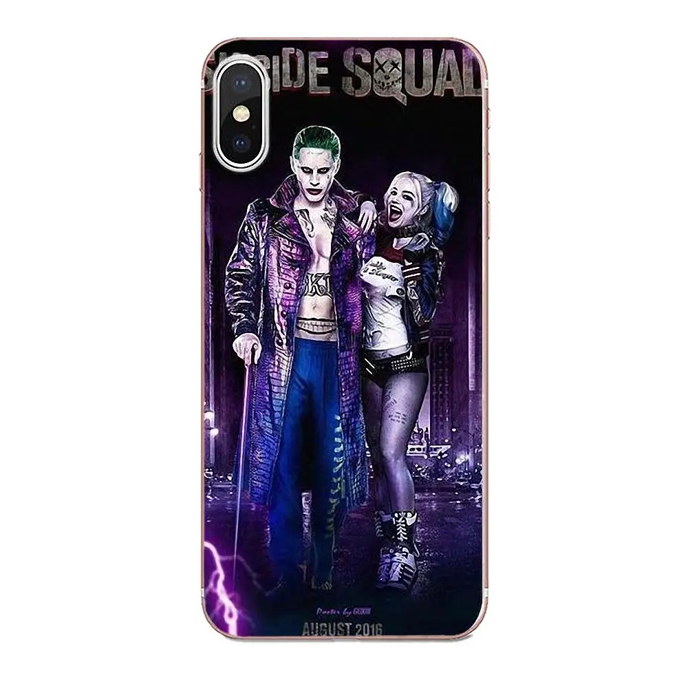 Крутой Джокер и Харли Квинн для Galaxy A3 A5 A7 On5 On7 2015 2016 2017 Grand Alpha G850 Core2 Prime S2 I9082 мягкий