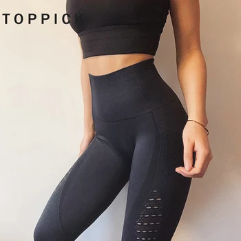 

Toppick Fitness Leggings Women High Waist Leggings Energy Seamless Tummy Control Leggins Women Running Pants Push Up Leggings