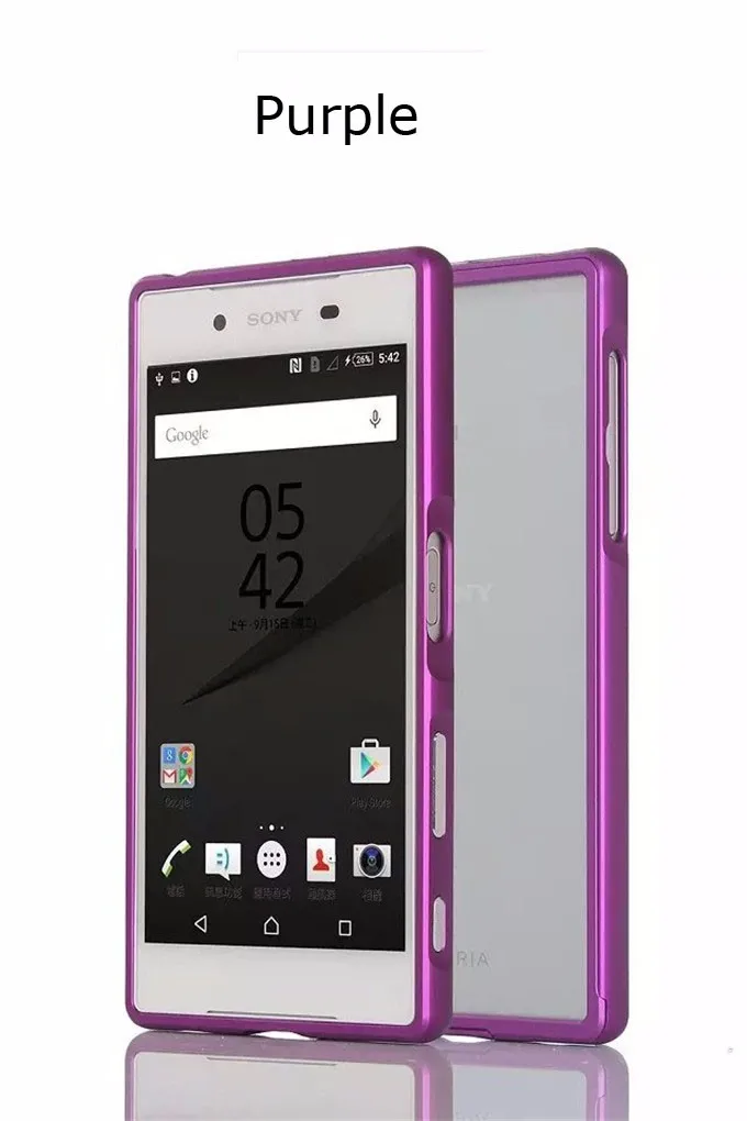 Для sony Xperia Z5 Compact чехол-бампер двойной гибридный тонкий пуш-ап металлический алюминиевый каркас крышка Fundas для sony Z5 Mini E5803 E5823