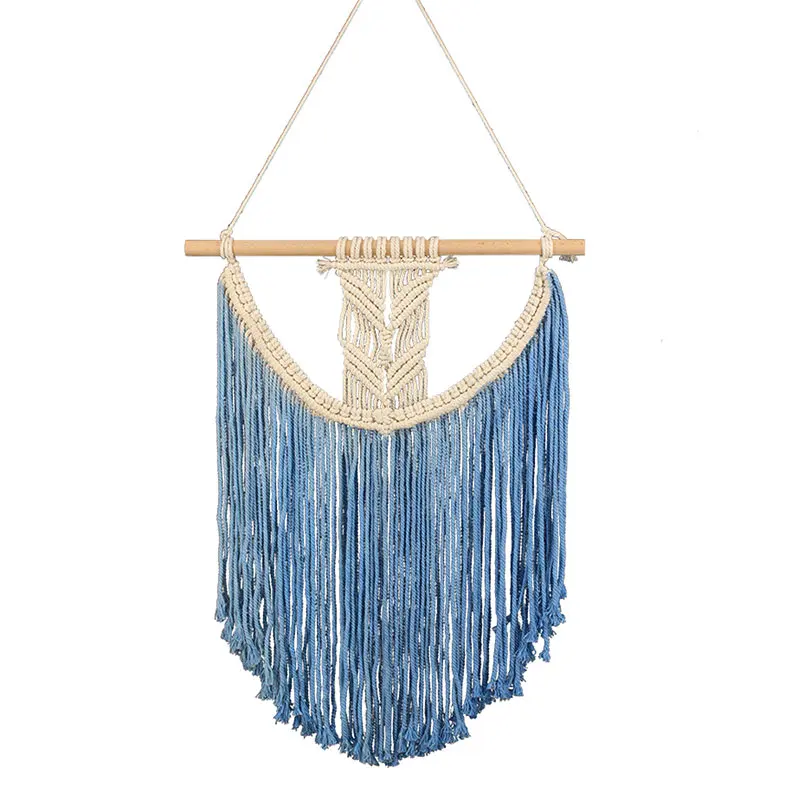 

High Quality Macrame Woven Wall Hanging - Boho Chic Bohemian Home Geometric Art Decor - Beautiful Apartment Dorm Room Decoration